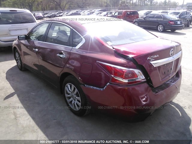 1N4AL3AP8DC251237 - 2013 NISSAN ALTIMA 2.5/S/SV/SL RED photo 3