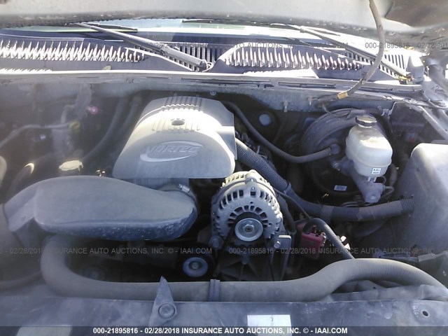 2GCEC13T061191330 - 2006 CHEVROLET SILVERADO C1500 BLUE photo 10