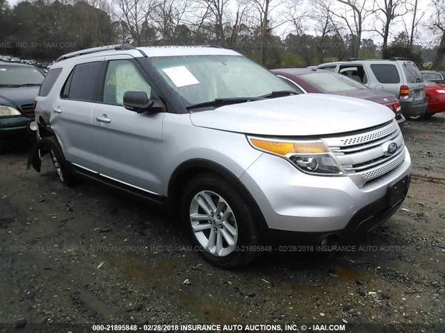 1FM5K7D8XDGA77945 - 2013 FORD EXPLORER XLT SILVER photo 1