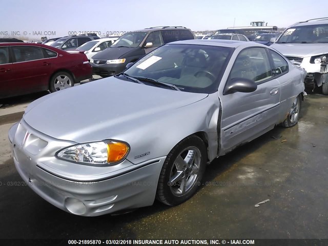 1G2NW12E63C193457 - 2003 PONTIAC GRAND AM GT SILVER photo 2