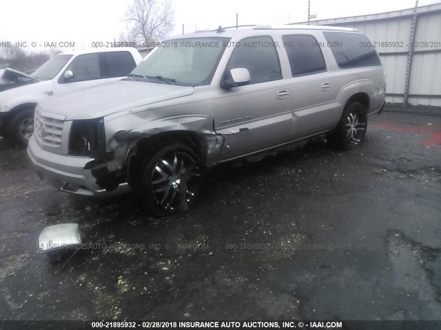 3GYFK66N76G172387 - 2006 CADILLAC ESCALADE ESV TAN photo 2