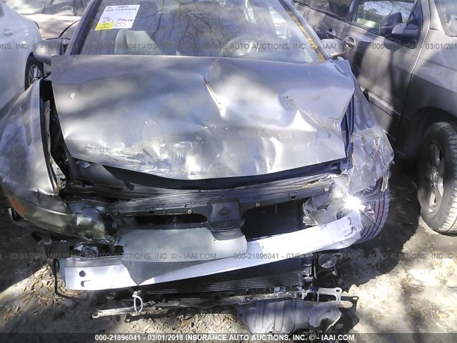 1HGFA16847L070850 - 2007 HONDA CIVIC EX GRAY photo 6