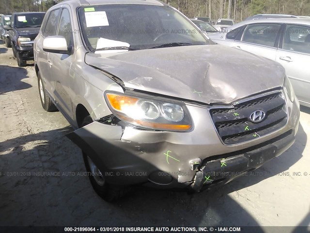 5NMSG13D47H098985 - 2007 HYUNDAI SANTA FE GLS GOLD photo 6