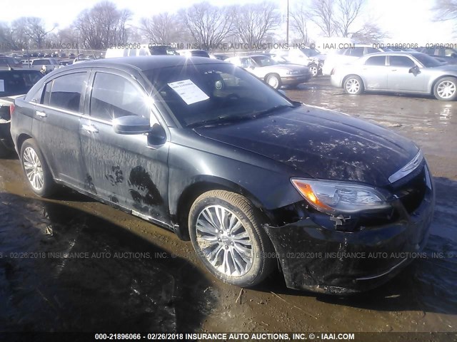 1C3BC2FGXBN517767 - 2011 CHRYSLER 200 LIMITED BLACK photo 1