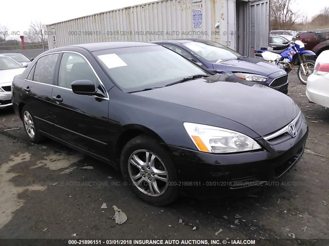 1HGCM56386A153570 - 2006 HONDA ACCORD SE BLACK photo 1