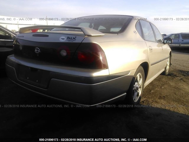 2G1WH52K539341668 - 2003 CHEVROLET IMPALA LS TAN photo 4