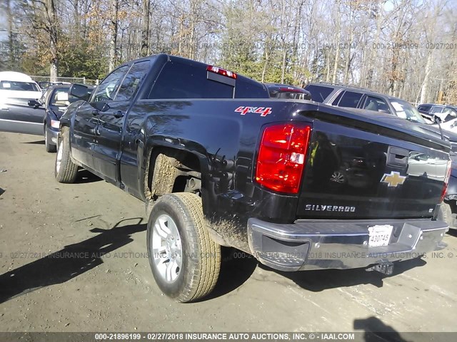 1GCVKREC8GZ421204 - 2016 CHEVROLET SILVERADO K1500 LT BLACK photo 3