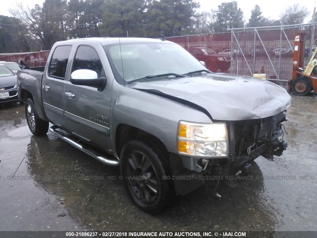 3GCPCSE04DG206868 - 2013 CHEVROLET SILVERADO C1500 LT GRAY photo 1