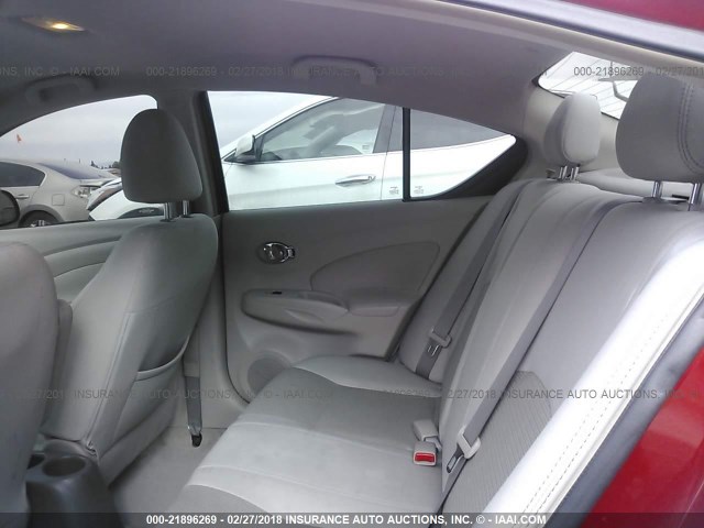 3N1CN7AP4EL830836 - 2014 NISSAN VERSA S/S PLUS/SV/SL RED photo 8