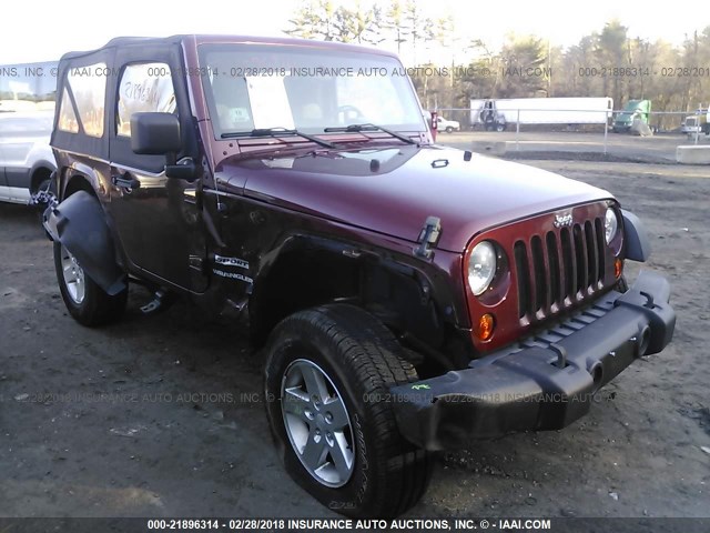1J4AA2D10AL188285 - 2010 JEEP WRANGLER SPORT 红色 照片 1