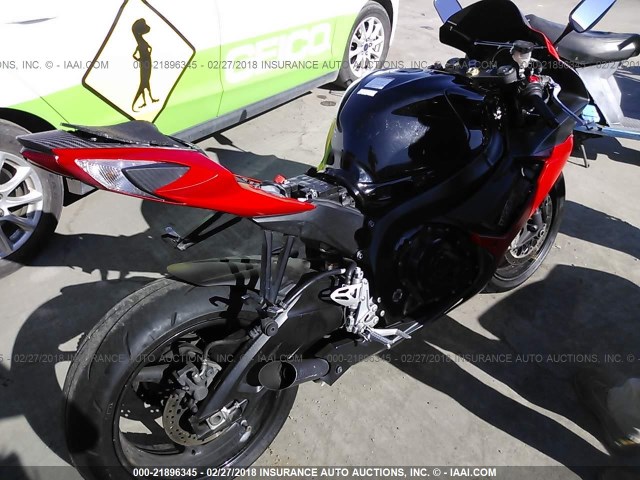 JS1GN7FA7C2101421 - 2012 SUZUKI GSX-R600 RED photo 4