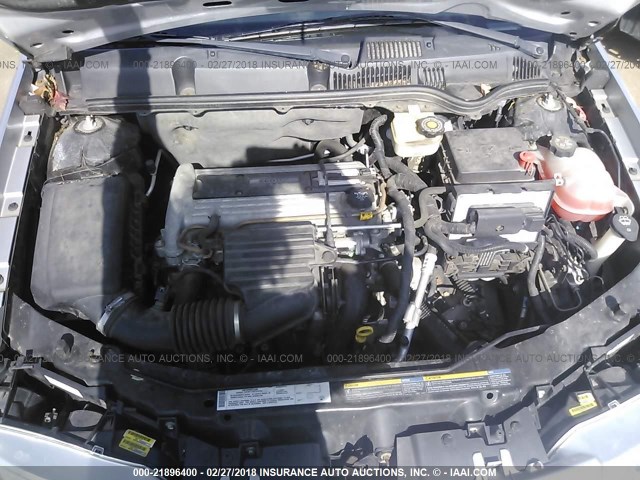 1G8AJ52FX4Z229734 - 2004 SATURN ION LEVEL 2 SILVER photo 10