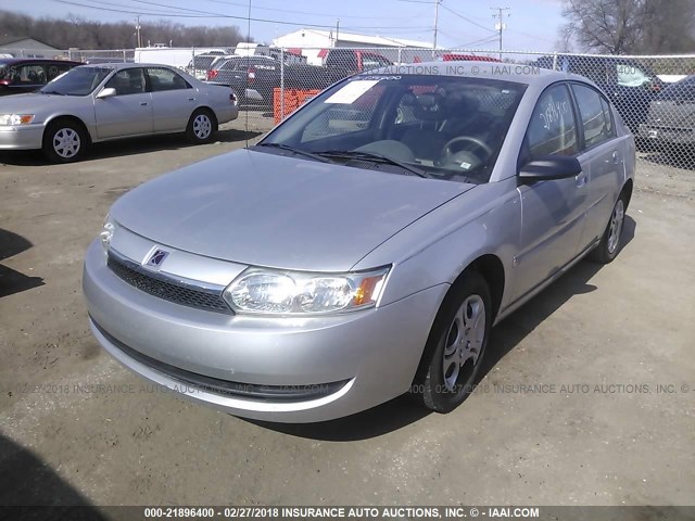 1G8AJ52FX4Z229734 - 2004 SATURN ION LEVEL 2 SILVER photo 2