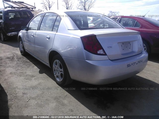 1G8AJ52FX4Z229734 - 2004 SATURN ION LEVEL 2 SILVER photo 3