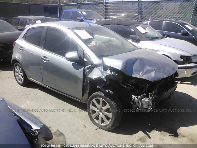 JM1DE1LY9D0152858 - 2013 MAZDA MAZDA2 SILVER photo 1