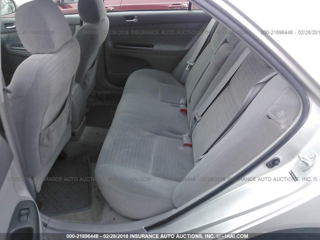 4T1BE32K25U066698 - 2005 TOYOTA CAMRY LE/XLE/SE SILVER photo 8