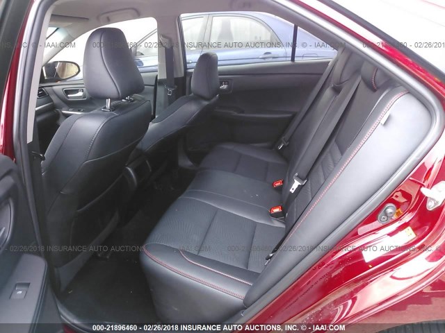 4T1BF1FK9HU797158 - 2017 TOYOTA CAMRY LE/XLE/SE/XSE RED photo 8