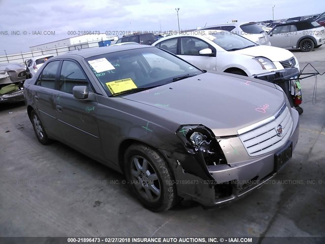 1G6DM57T170176281 - 2007 CADILLAC CTS GOLD photo 1