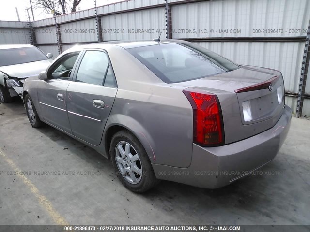 1G6DM57T170176281 - 2007 CADILLAC CTS GOLD photo 3