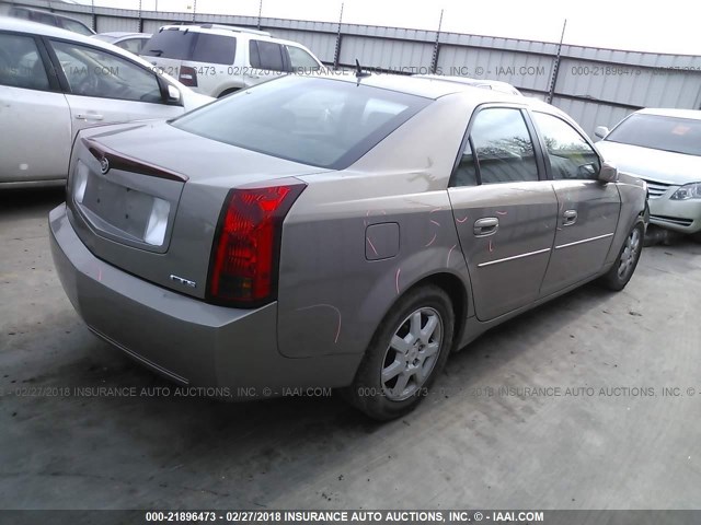 1G6DM57T170176281 - 2007 CADILLAC CTS GOLD photo 4