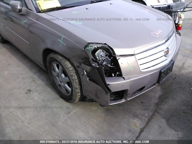 1G6DM57T170176281 - 2007 CADILLAC CTS GOLD photo 6