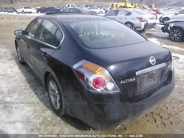 1N4AL21E18C176668 - 2008 NISSAN ALTIMA 2.5/2.5S BLACK photo 3