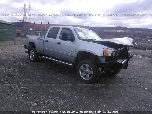 1GT120C84DF217912 - 2013 GMC SIERRA K2500 SLE SILVER photo 1