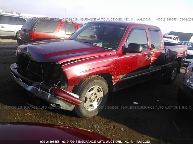 2GCEC19T561107557 - 2006 CHEVROLET SILVERADO C1500 RED photo 2