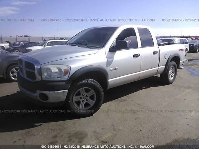 1D7HA18K78J206696 - 2008 DODGE RAM 1500 ST SILVER photo 2