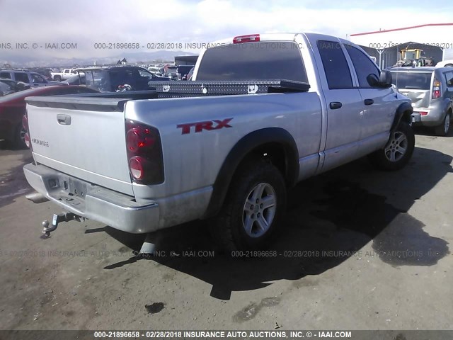 1D7HA18K78J206696 - 2008 DODGE RAM 1500 ST SILVER photo 4