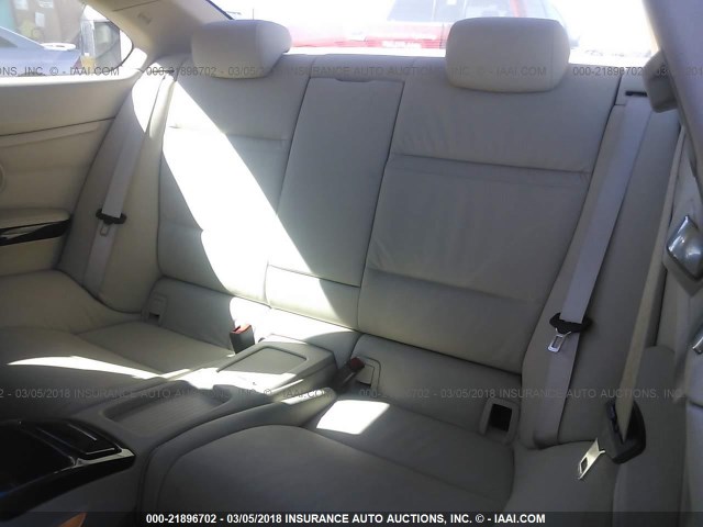 WBAWB73558P040238 - 2008 BMW 335 I GRAY photo 8