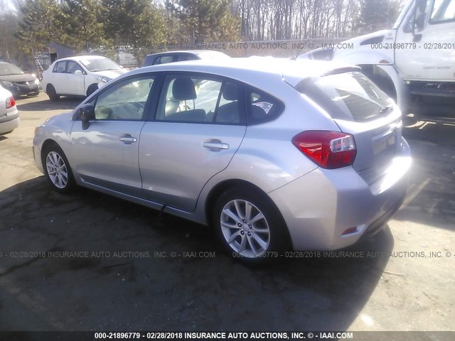 JF1GPAC60DH810368 - 2013 SUBARU IMPREZA PREMIUM SILVER photo 3