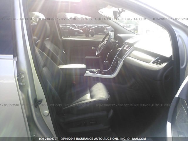 2FMDK4KC6DBA09781 - 2013 FORD EDGE LIMITED SILVER photo 5