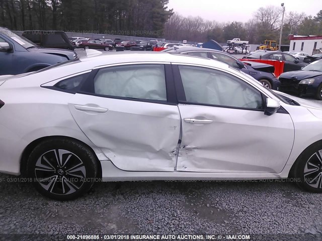 19XFC1F78GE221455 - 2016 HONDA CIVIC EXL WHITE photo 6
