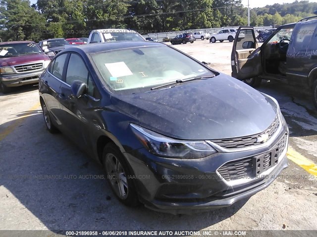 1G1BE5SM2H7279986 - 2017 CHEVROLET CRUZE LT GRAY photo 1