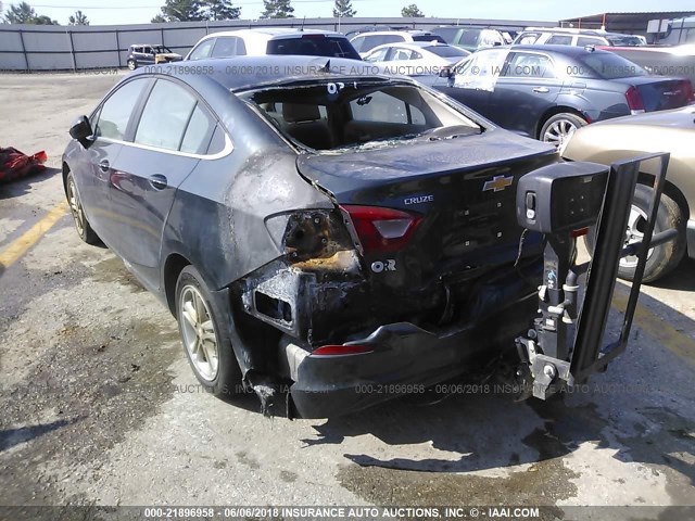 1G1BE5SM2H7279986 - 2017 CHEVROLET CRUZE LT GRAY photo 3