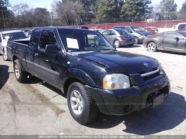 1N6DD26S62C321663 - 2002 NISSAN FRONTIER KING CAB XE BLACK photo 1