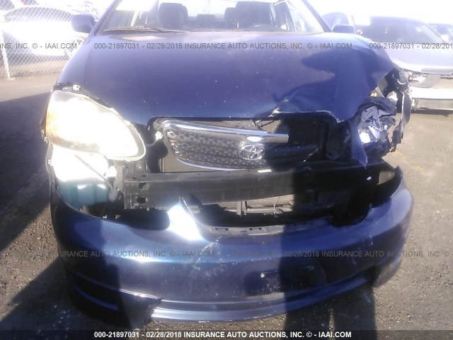 1NXBR30E17Z856790 - 2007 TOYOTA COROLLA CE/LE/S BLUE photo 6