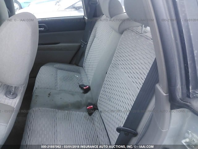 JF1SG65694H701282 - 2004 SUBARU FORESTER 2.5XS ვერცხლისფერი ფოტო 8