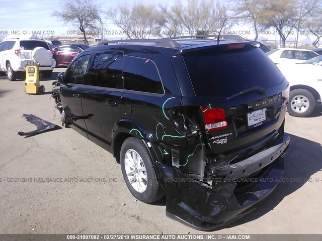 3C4PDCBG2HT675863 - 2017 DODGE JOURNEY SXT BLACK photo 3