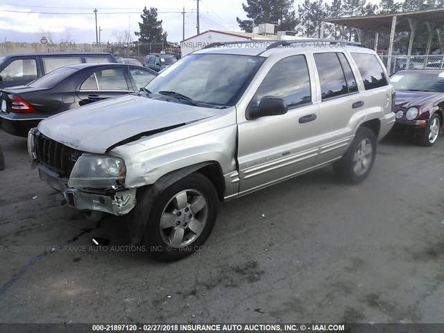 1J4GX48S54C231840 - 2004 JEEP GRAND CHEROKEE LAREDO/COLUMBIA/FREEDOM GOLD photo 2