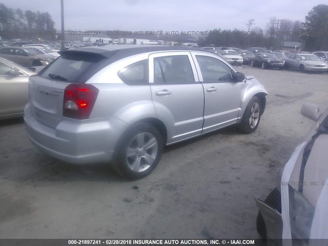 1B3CB3HA4AD597560 - 2010 DODGE CALIBER MAINSTREET SILVER photo 4