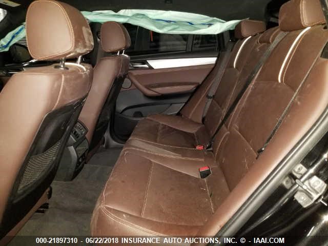 5UXXW7C50H0U25662 - 2017 BMW X4 XDRIVEM40I BLACK photo 8