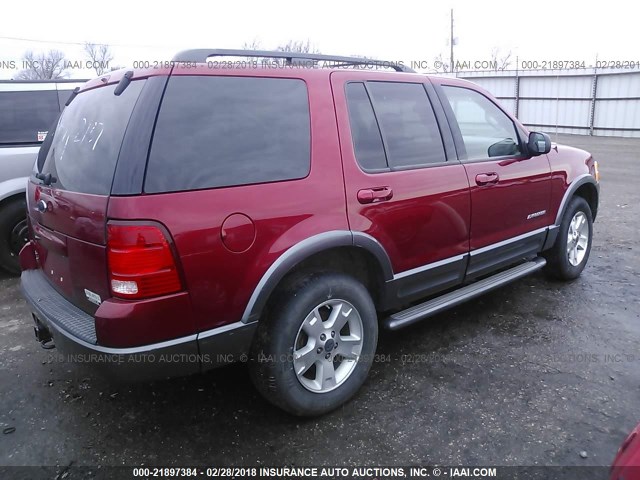 1FMZU73K84UB95440 - 2004 FORD EXPLORER XLT/XLT SPORT/NBX RED photo 4