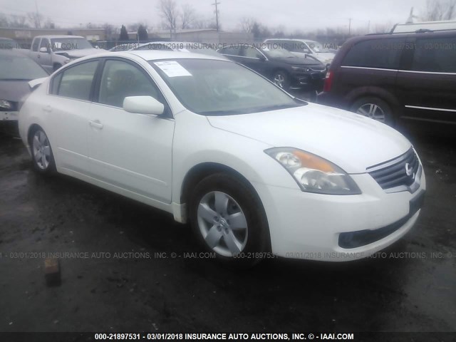 1N4AL21E17N490551 - 2007 NISSAN ALTIMA 2.5/2.5S WHITE photo 1