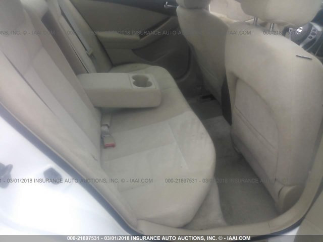 1N4AL21E17N490551 - 2007 NISSAN ALTIMA 2.5/2.5S WHITE photo 8