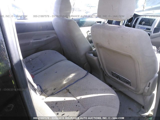 5TEJU62N28Z483247 - 2008 TOYOTA TACOMA DOUBLE CAB PRERUNNER BLACK photo 8