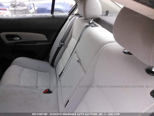 1G1PC5SB7E7160160 - 2014 CHEVROLET CRUZE LT WHITE photo 8