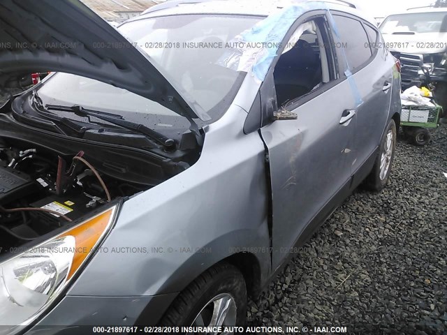 KM8JUCAC5AU087600 - 2010 HYUNDAI TUCSON GLS/LIMITED 银色 照片 6