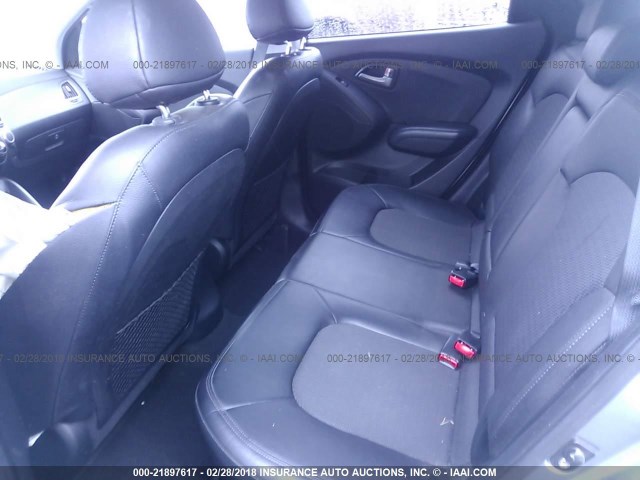 KM8JUCAC5AU087600 - 2010 HYUNDAI TUCSON GLS/LIMITED 银色 照片 8